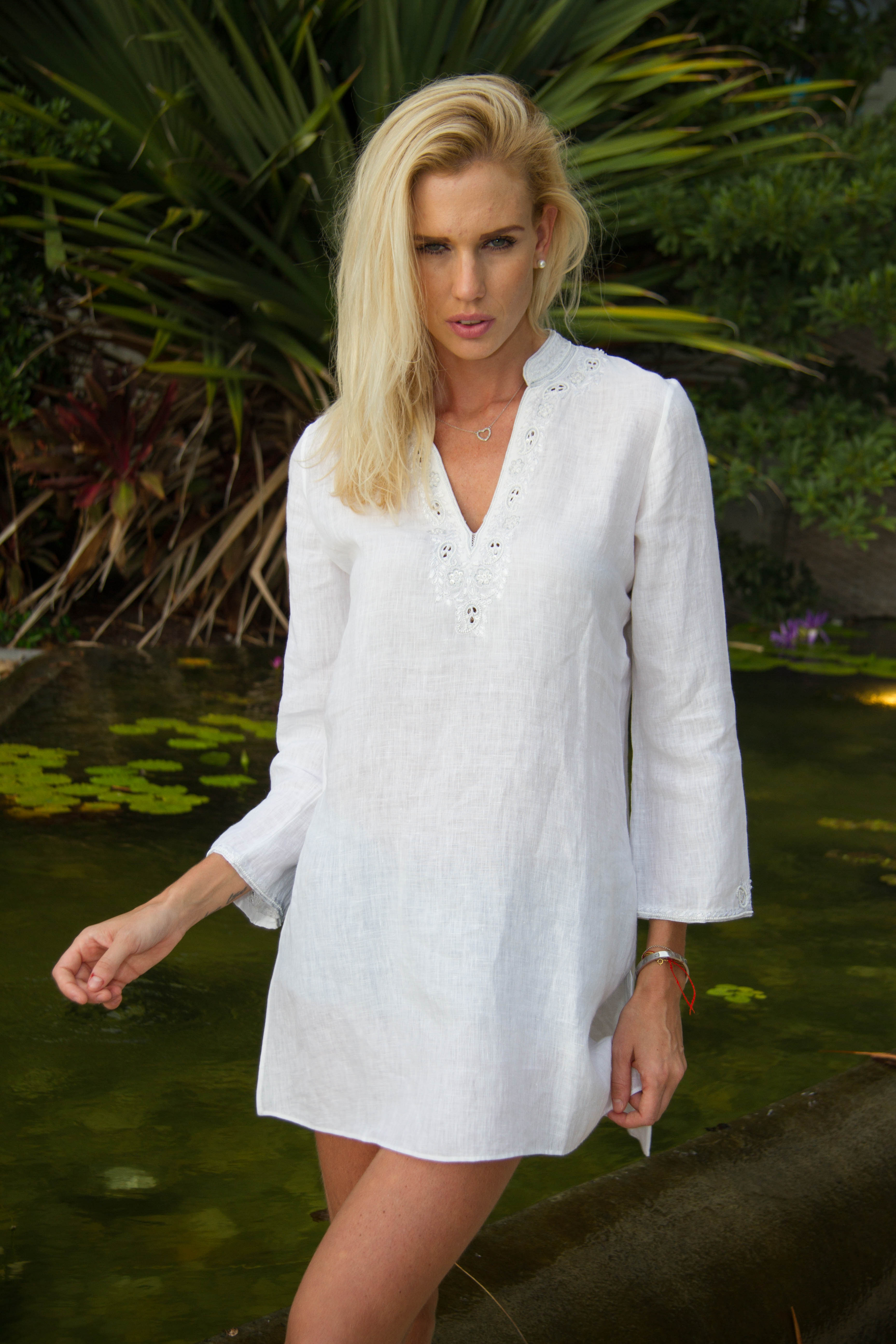 linen kaftan dress uk